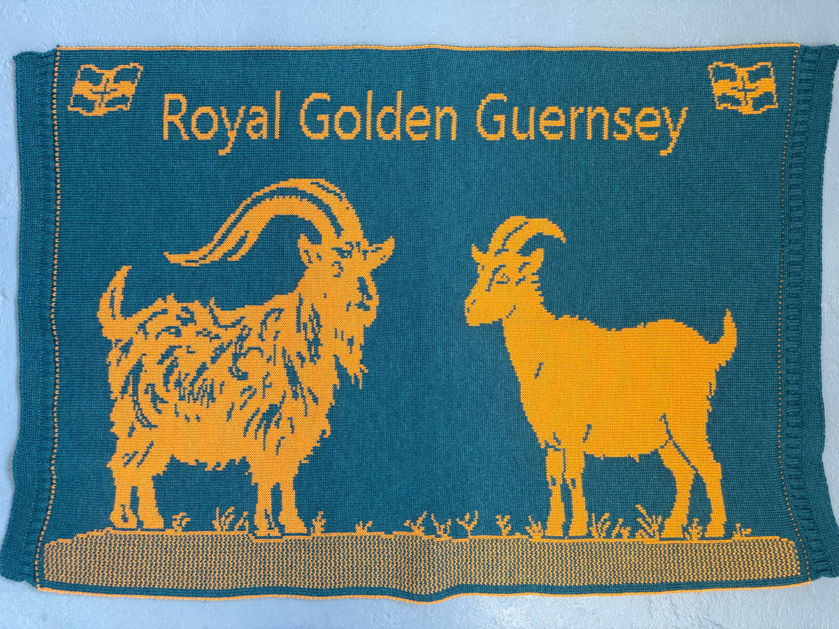 Royal Golden Guernsey Goat Blanket