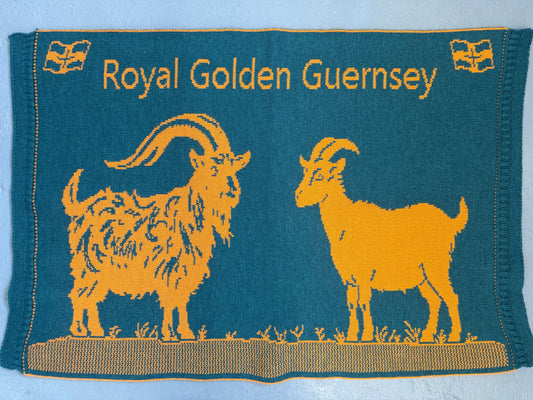 Royal Golden Guernsey Goat Blanket